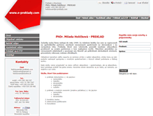 Tablet Screenshot of e-preklady.com